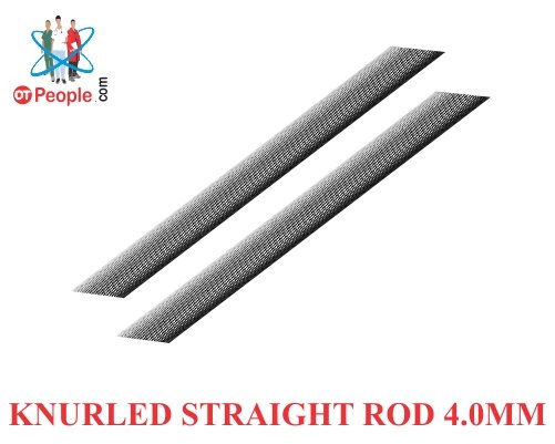 Knurled Straight Rod 4.0mm