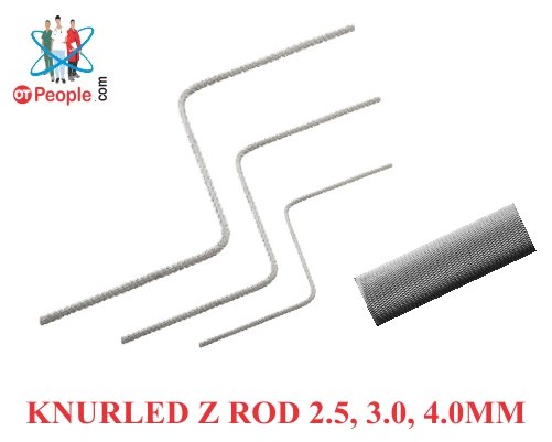 Knurled Z Rod 2.5, 3.0, 4.0mm